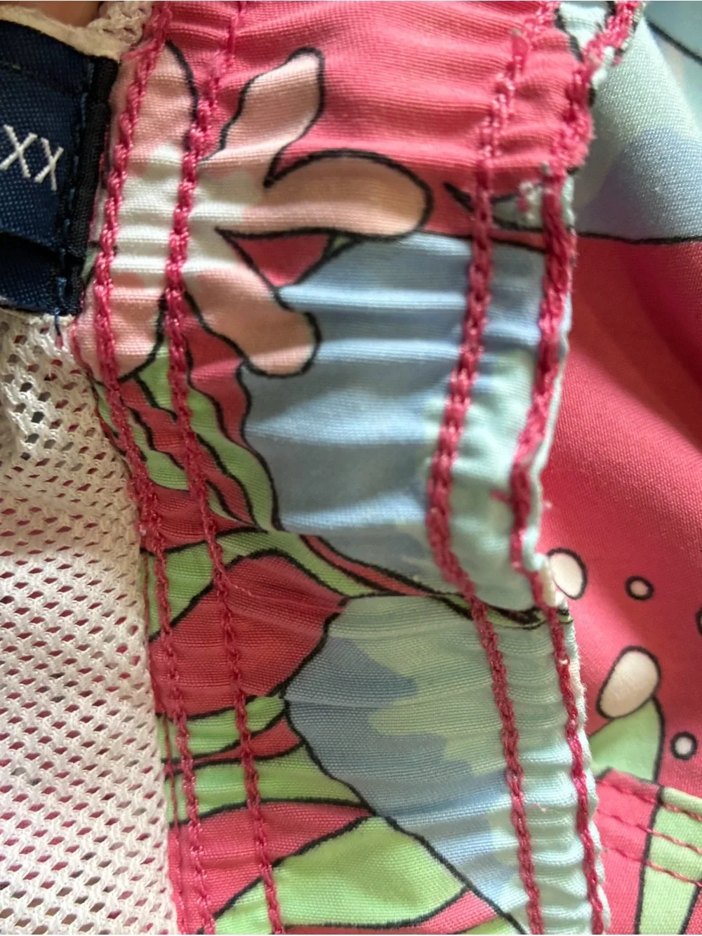 Men's Vineyard Vines Mermaid Hawaiian  Floral Swim Trunks XXL beach vacay resort